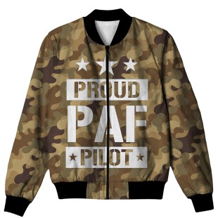 PROUD PAF PILOT ALL OVER PRINTED JACKET AO-JACKET-64 price in Pakistan